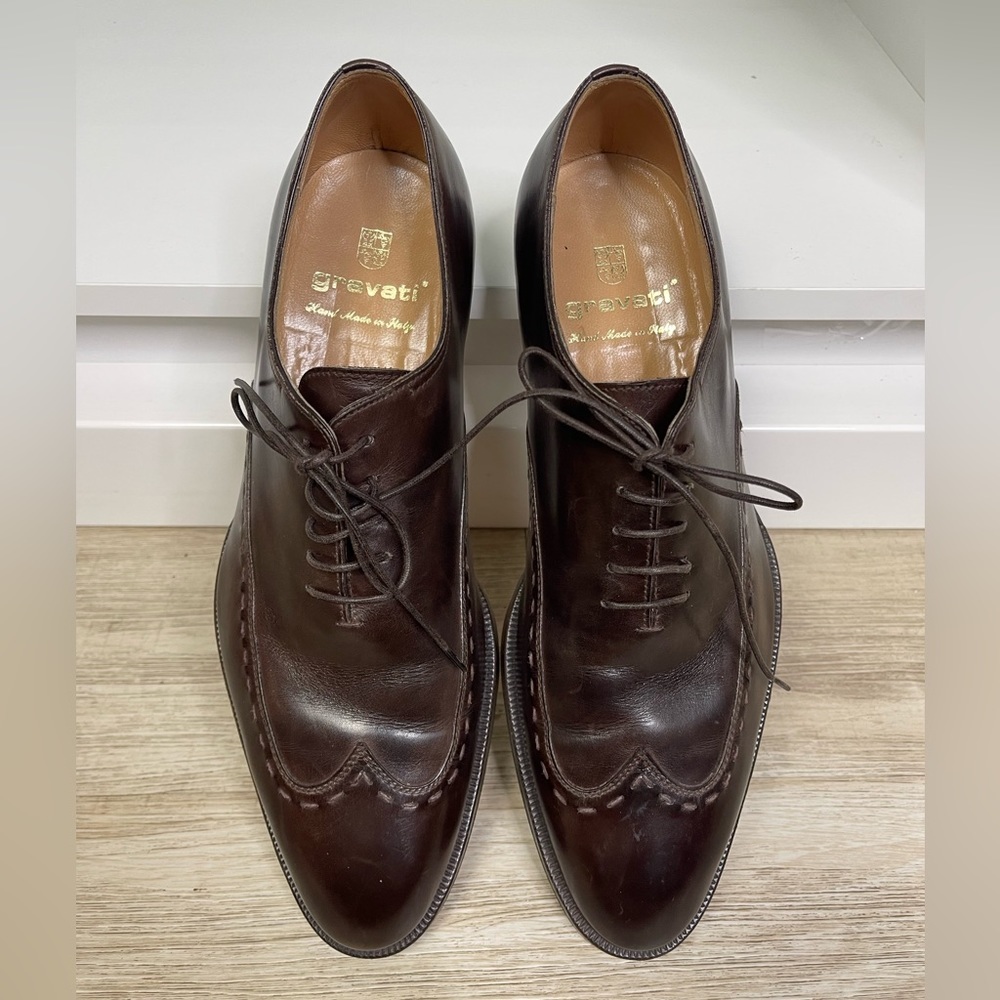 Gravati Men’s Brown leather Loafers Size 9.5 M